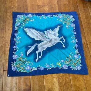 Harley Davidson Pegasus floral bandana vintage